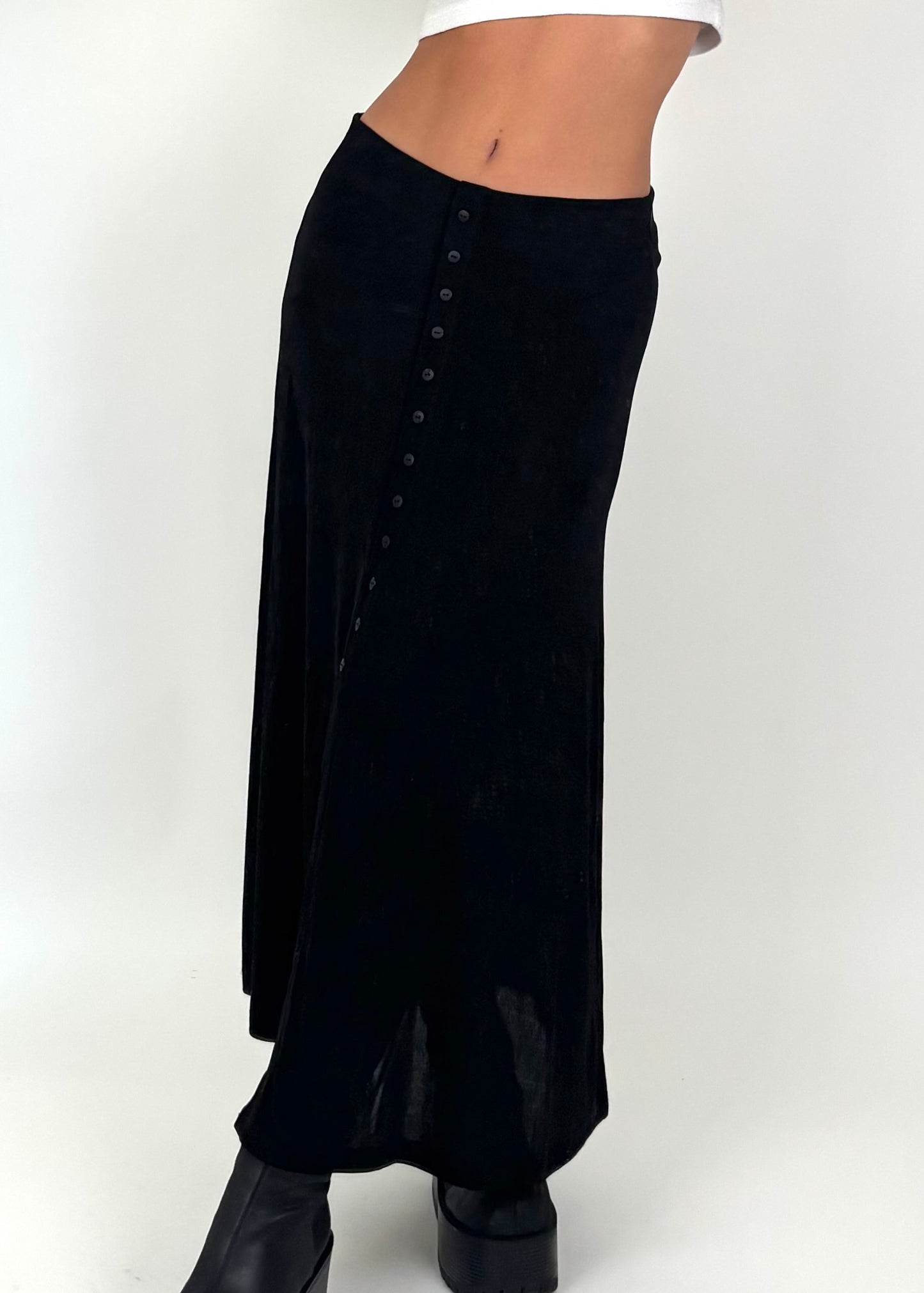 Nicole Button Maxi | Size 28” waist