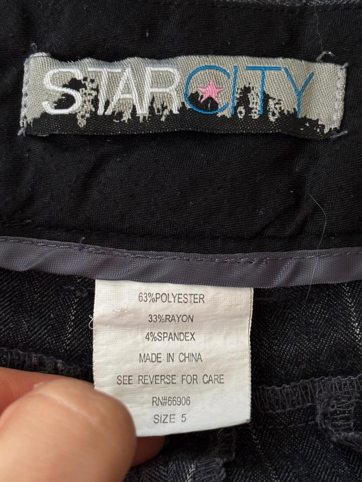 StarCity 00's Pinstripe Trouser | Size 28" Waist