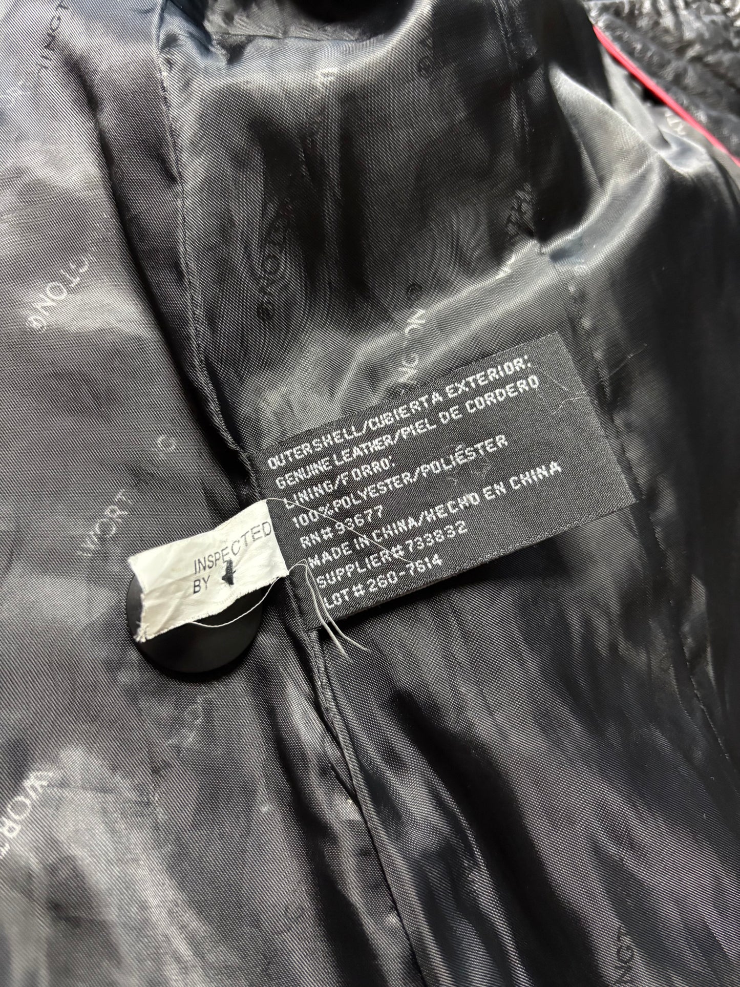 Worthington 90’s Genuine Leather Blazer | Size S