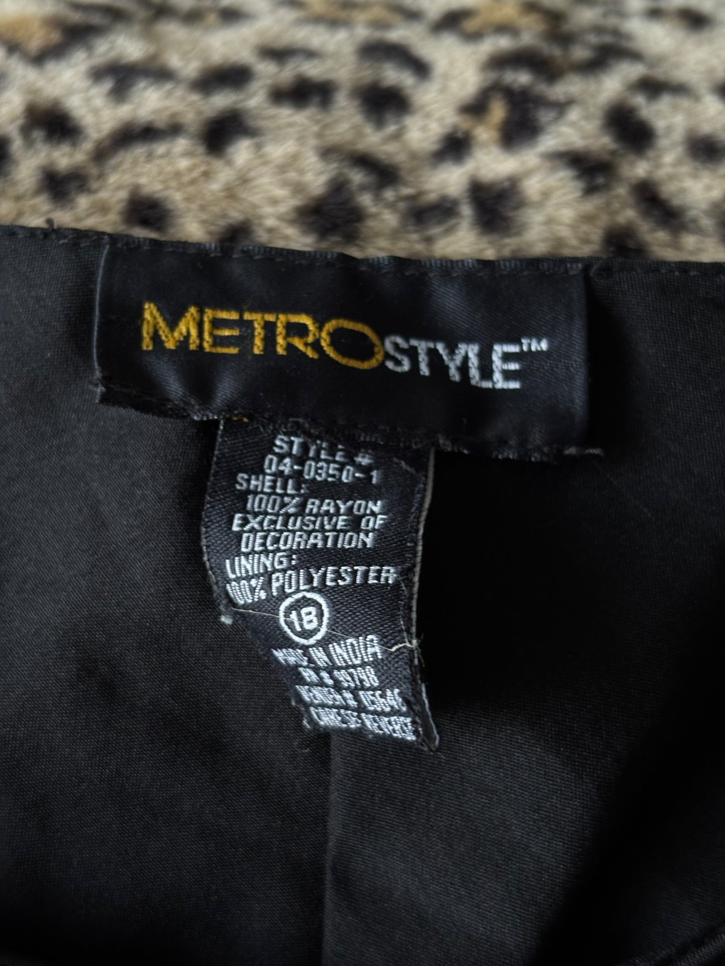 Metro Style 00's Asymmetric Dress | Size XL