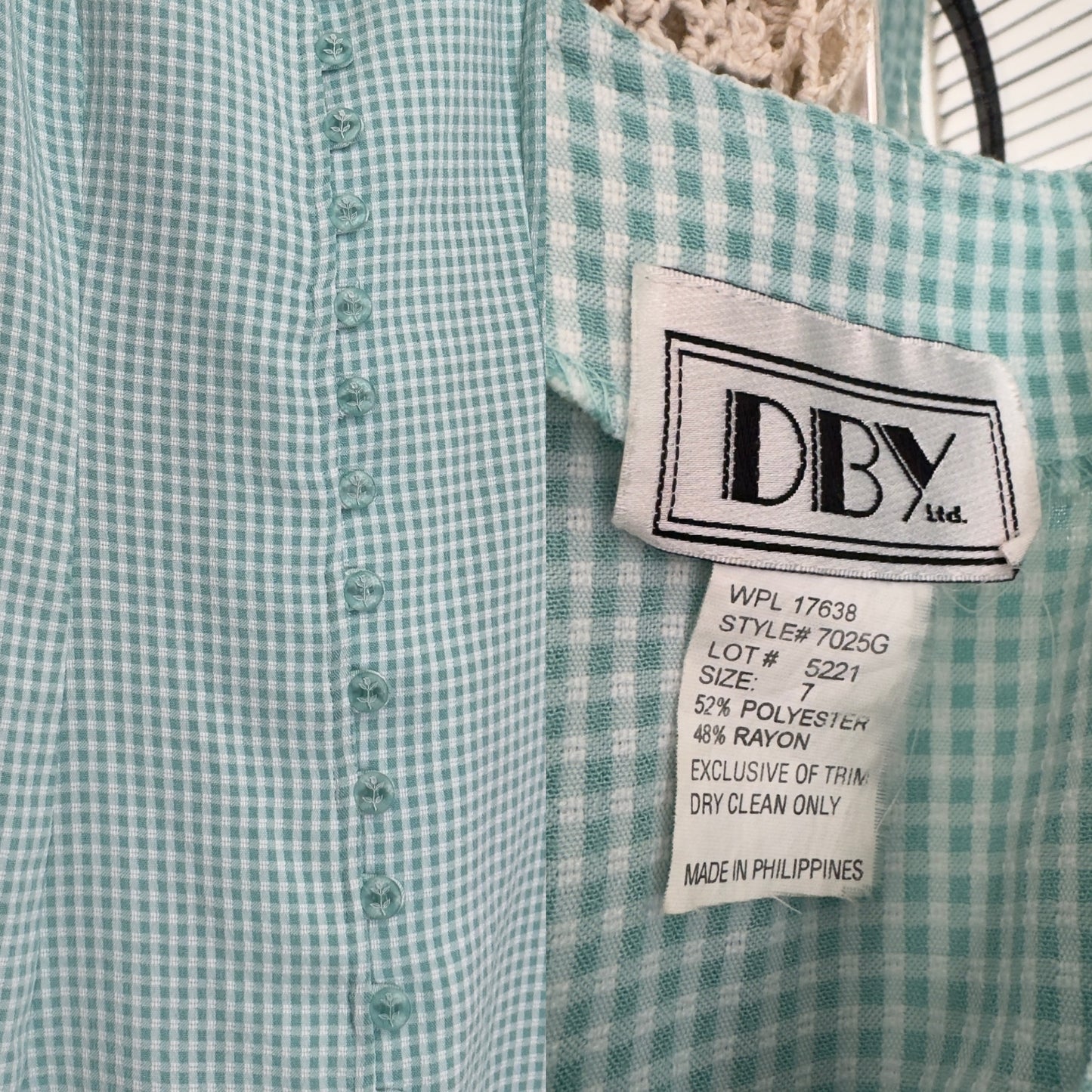 Blue Gingham Mini | Size US 7