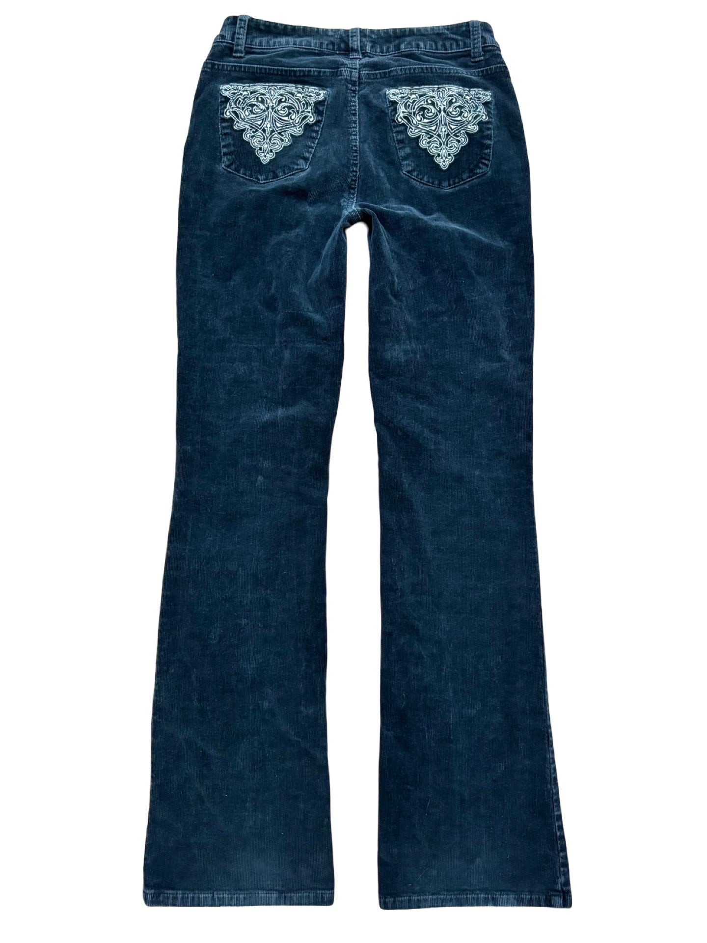 Embroidered 00’s Corduroy Flares | Size 6