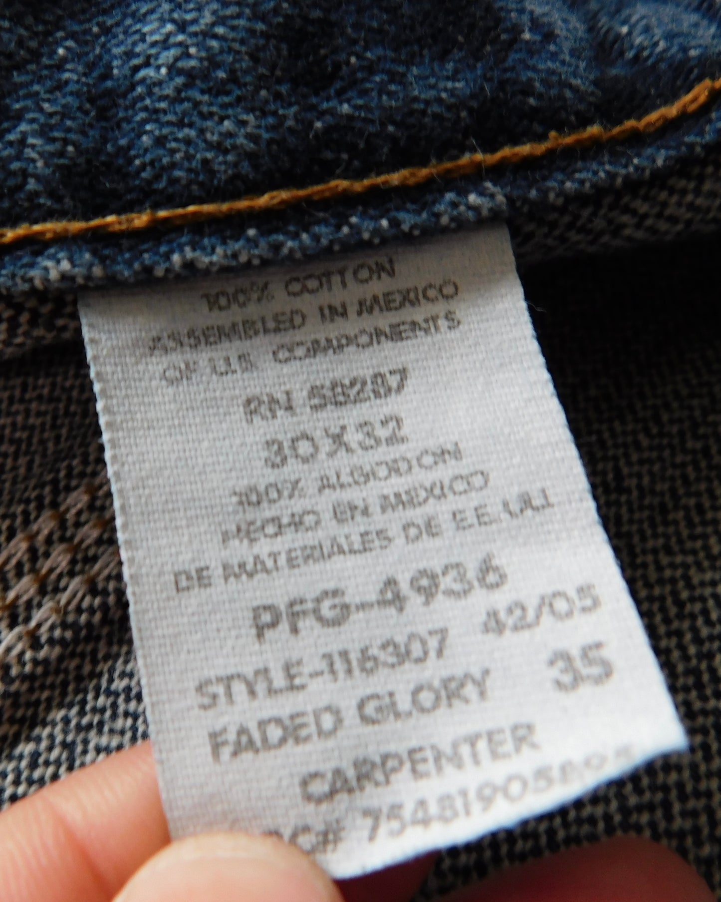 Denim Carpenter Pants | 30” waist