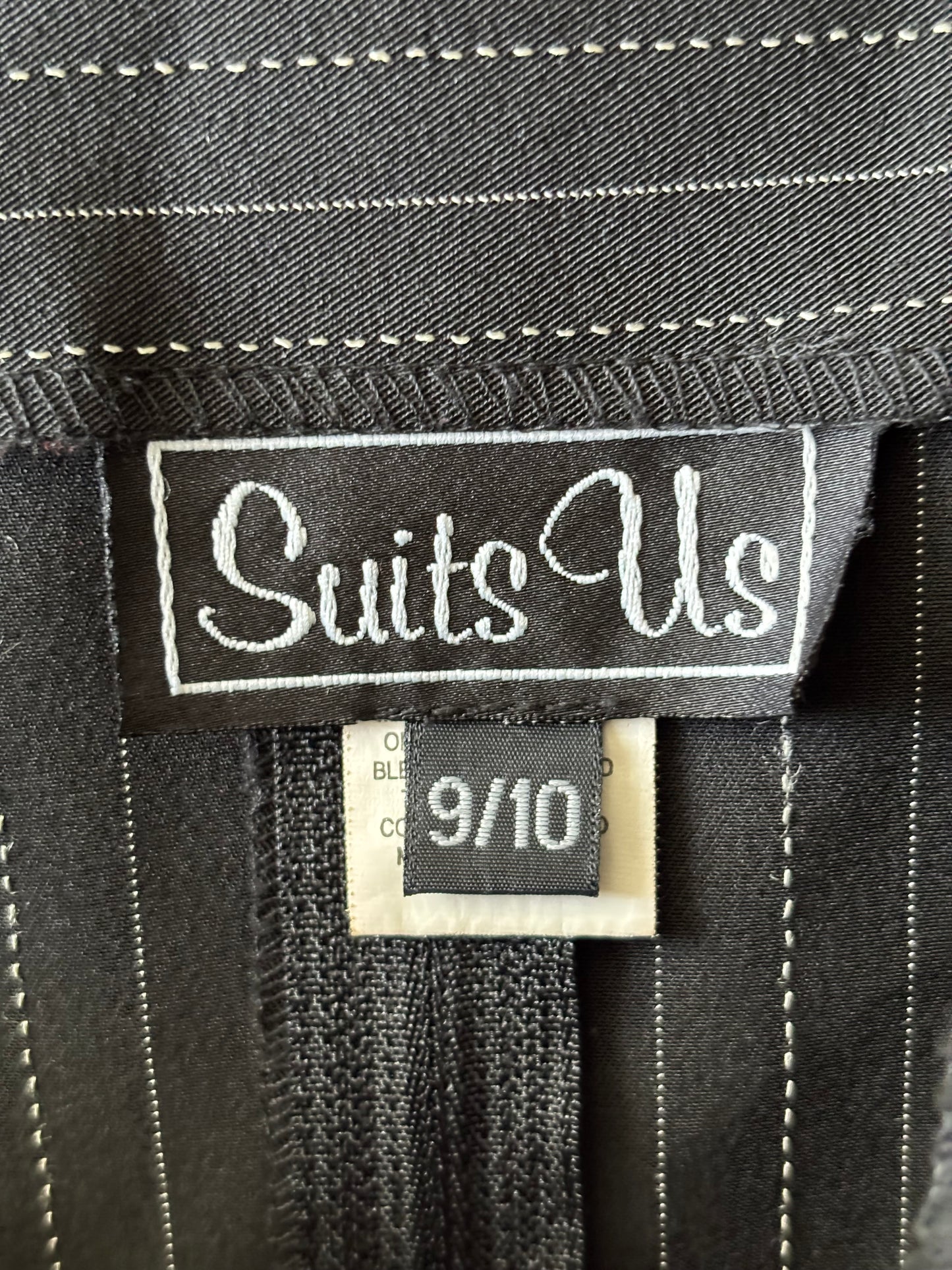 Suits Us 90's Pinstripe Top | Size M