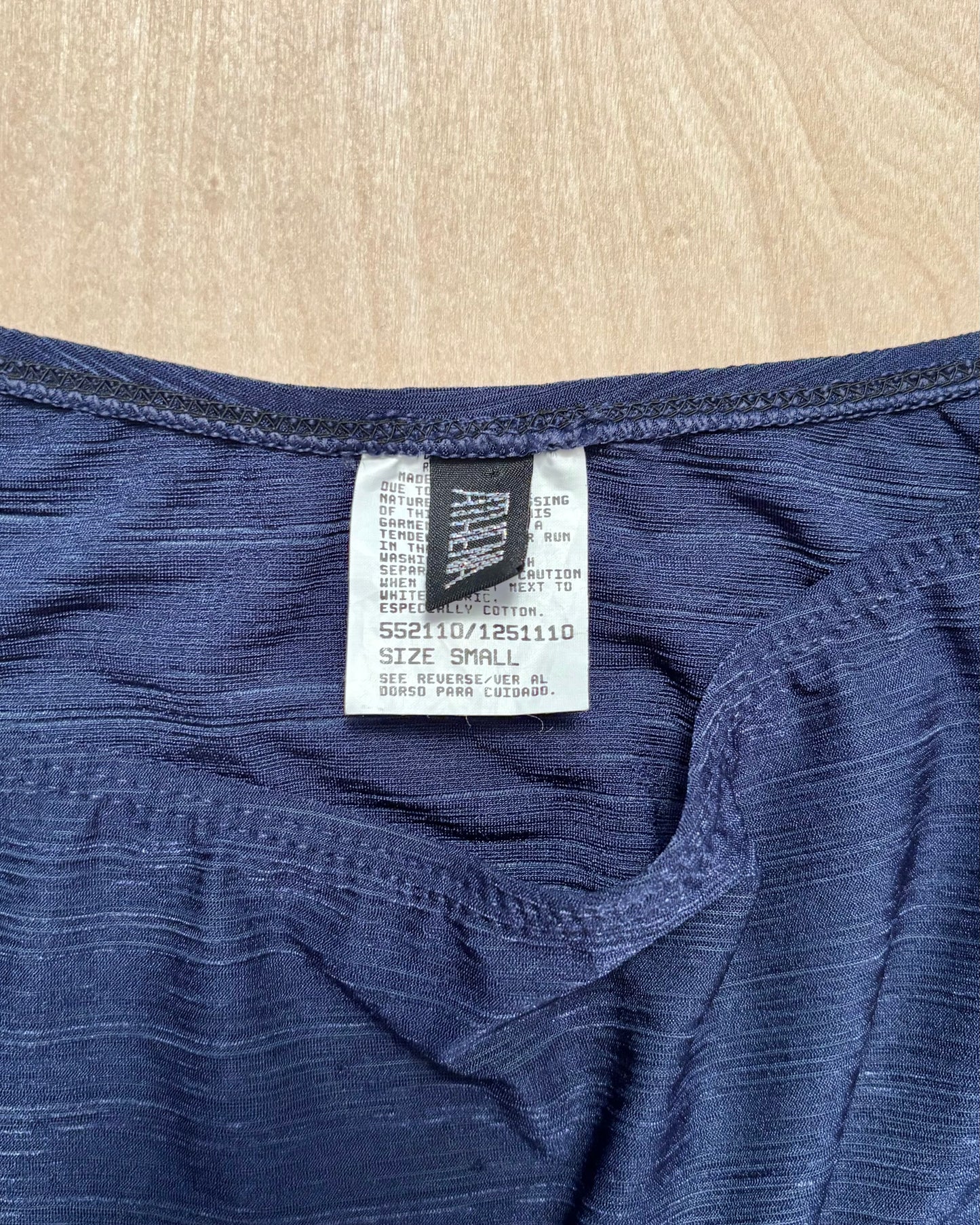 Navy 90’s Stretch Mini Skirt | Size S
