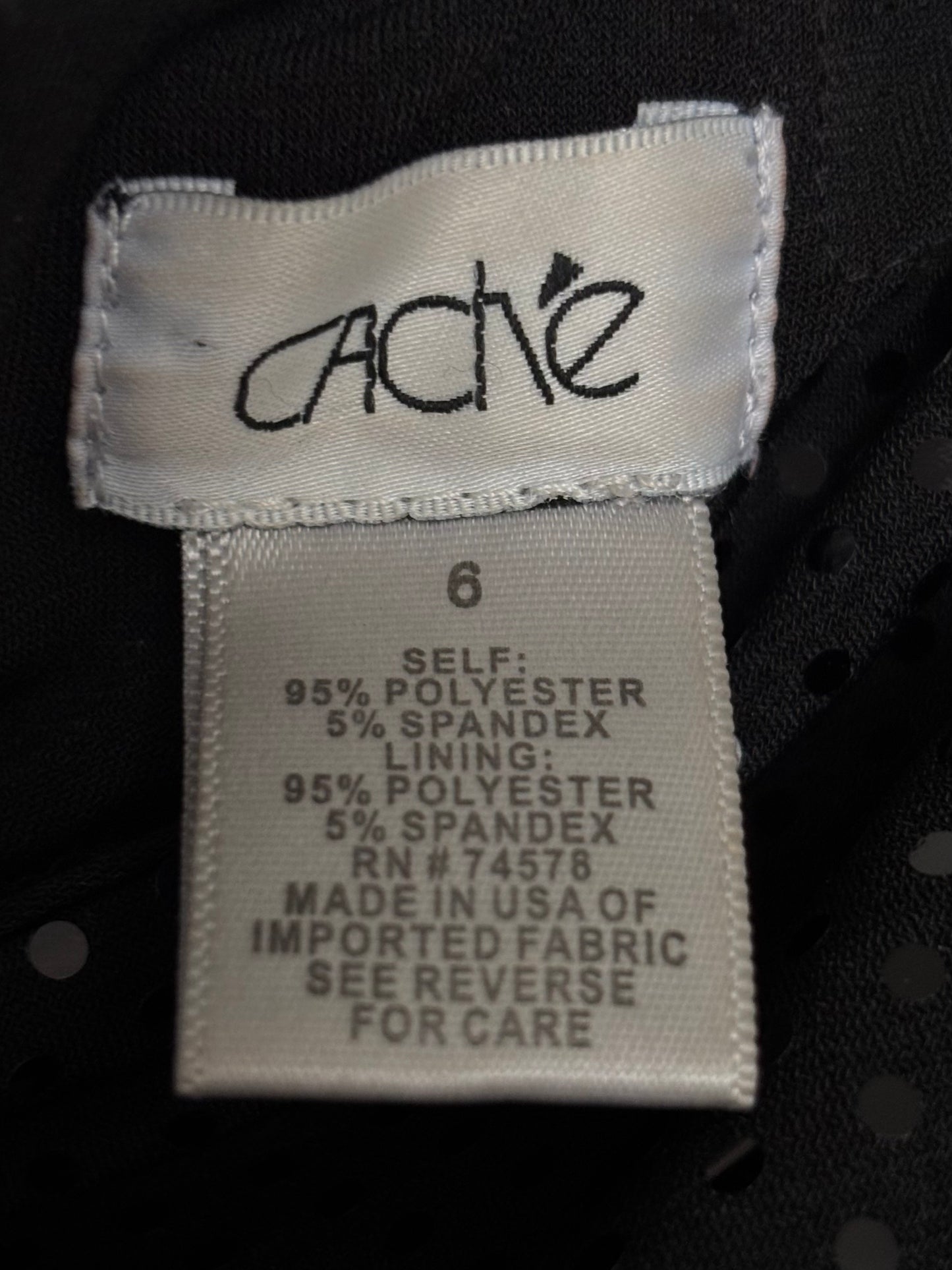 Caché 90's Tie Back Disco Jumpsuit | Size 6