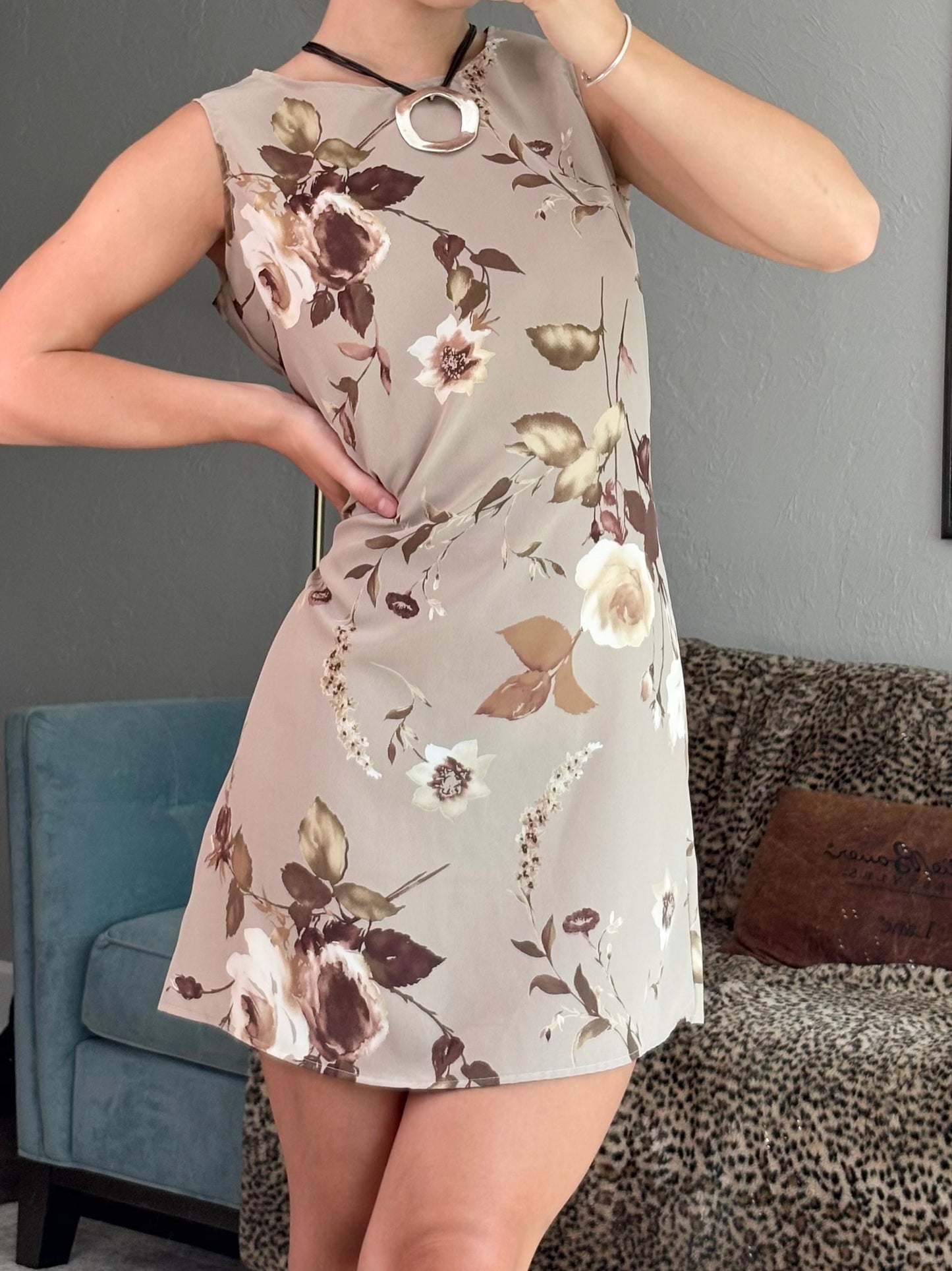 Brentwood 90's Floral Dress | Size M