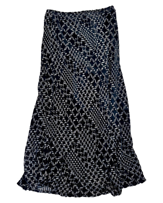 Mesh 90’s Velvet Maxi Skirt | Size 34” waist