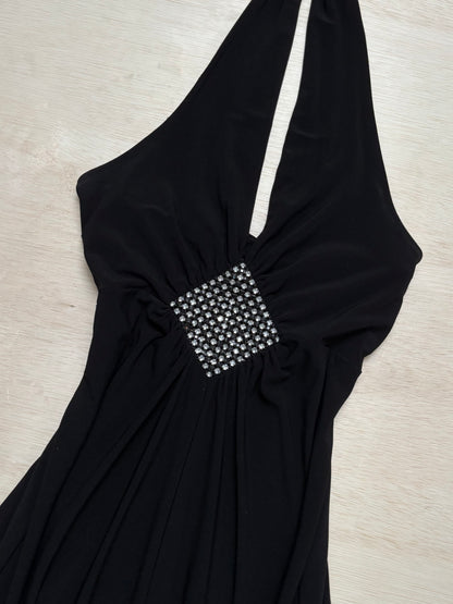Embellished 00’s Halter Dress | Size M