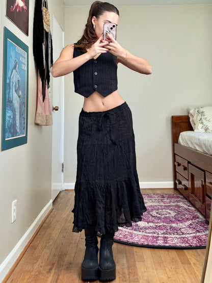 Sidh Artha Beaded 00's Skirt | Size 33" Waist