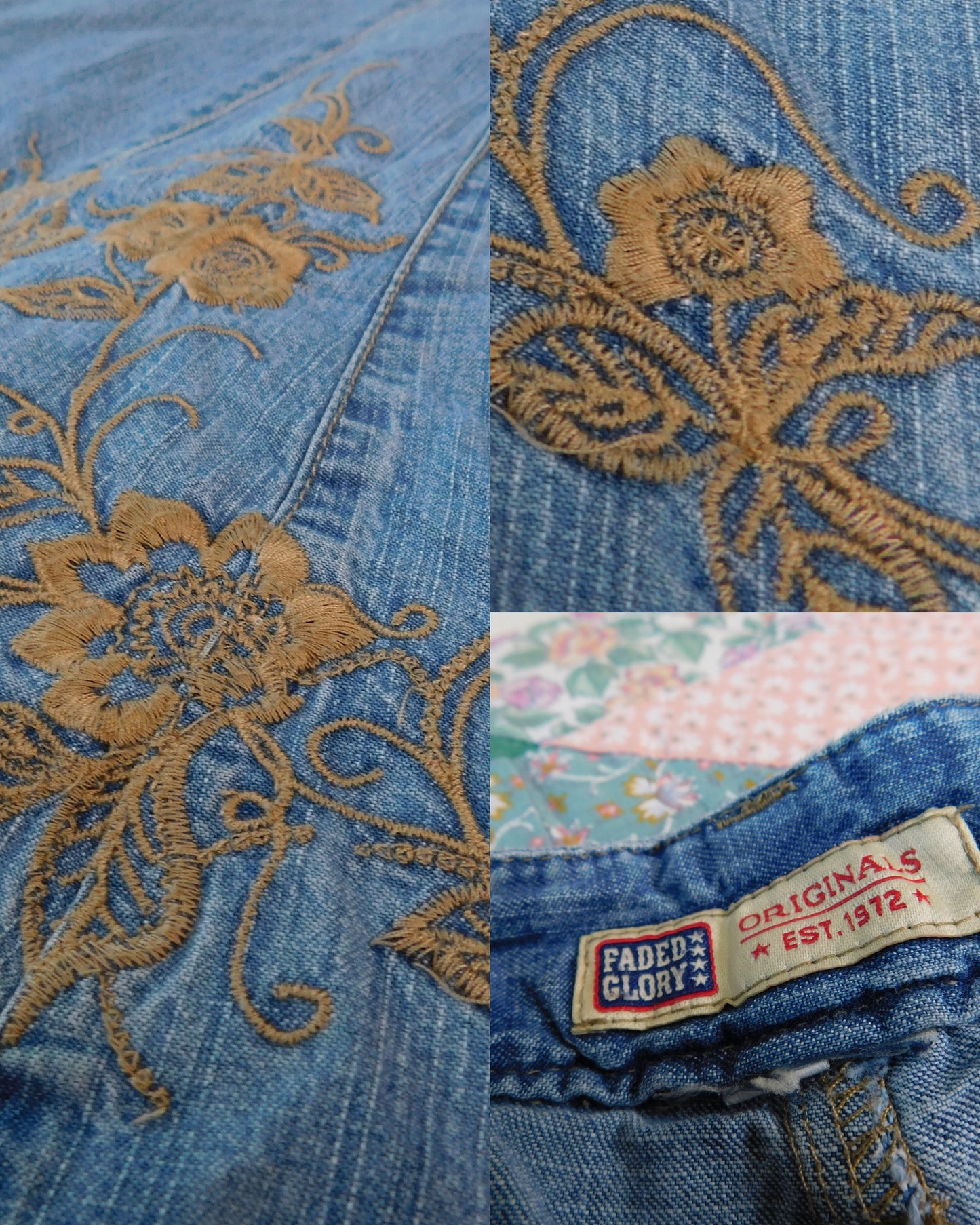 Charlotte Denim Maxi | Size 34” waist