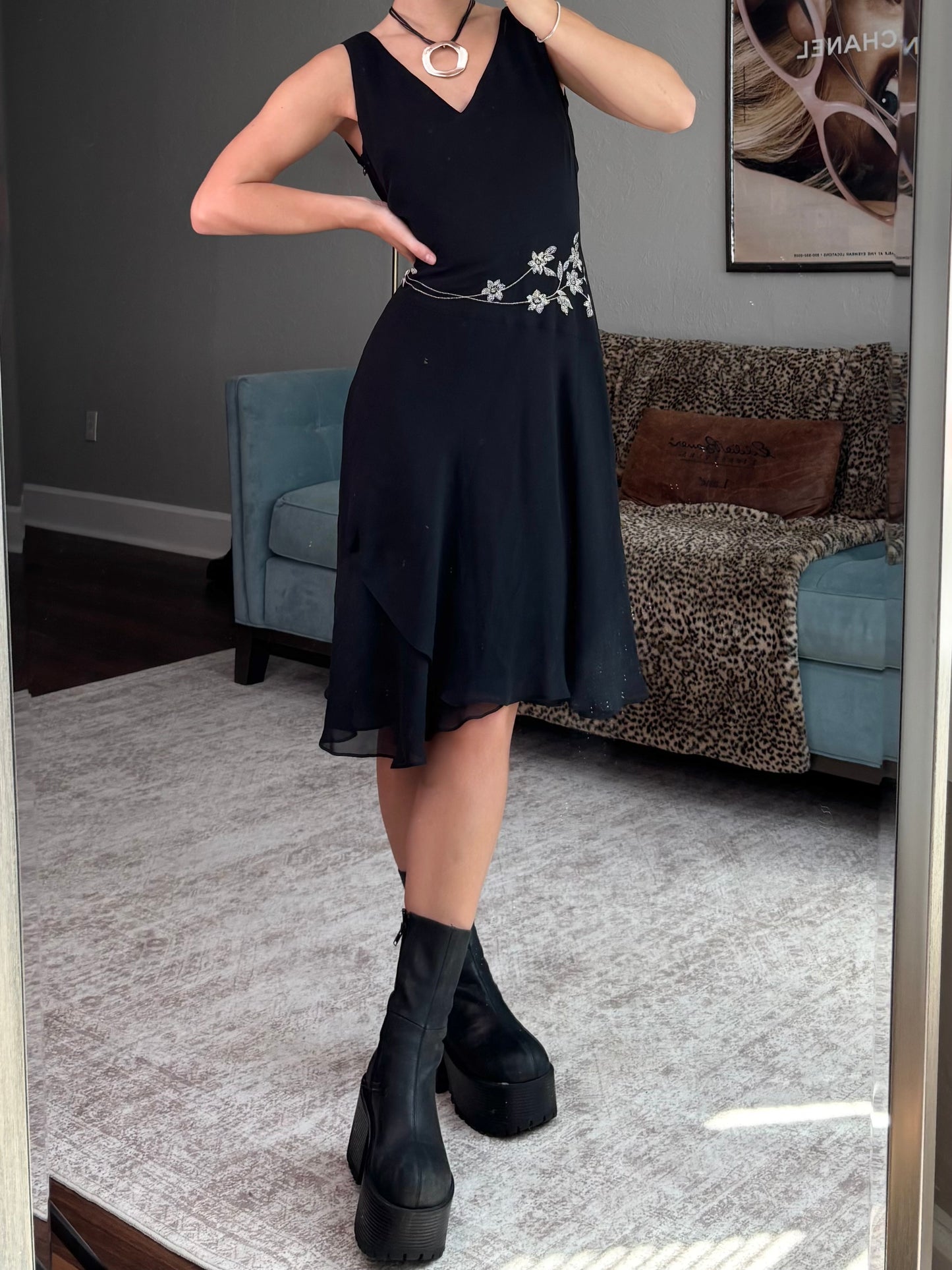 Loft 90's Silk Dress | Size 4