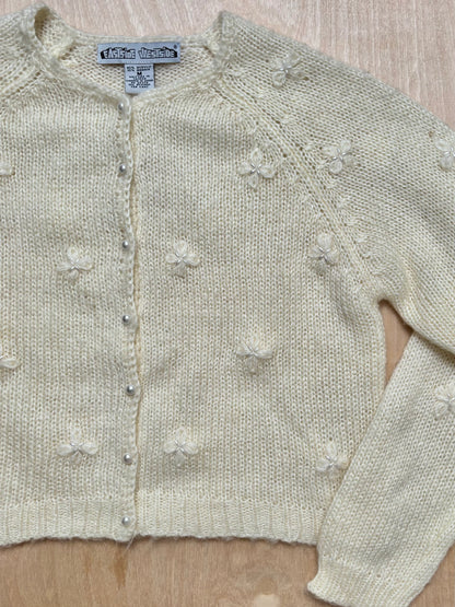 Beaded 90’s Knit Cardigan | Size M