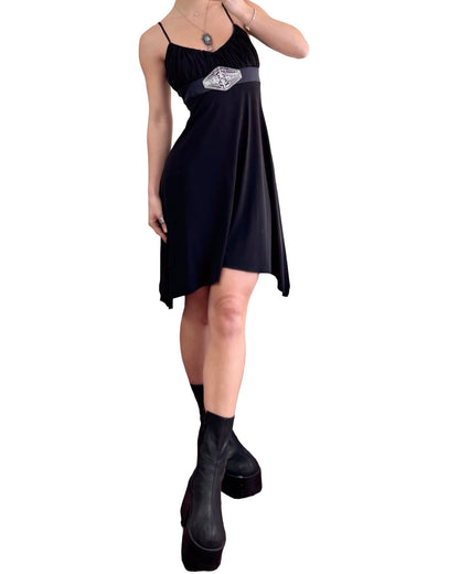 Heart Moon Star 00's Embellished Dress | Size M