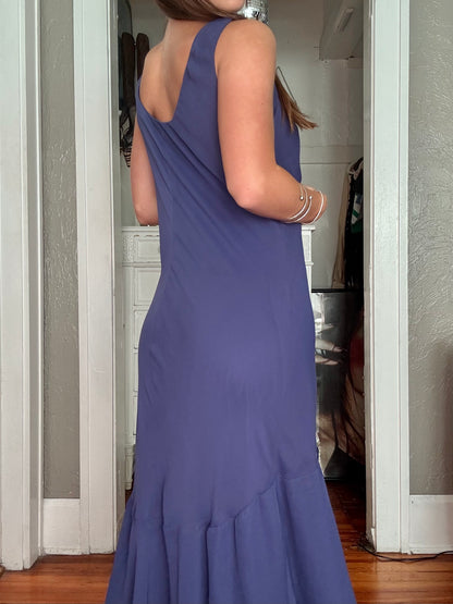 Beaded 00's Tiered Dress | Size L/XL