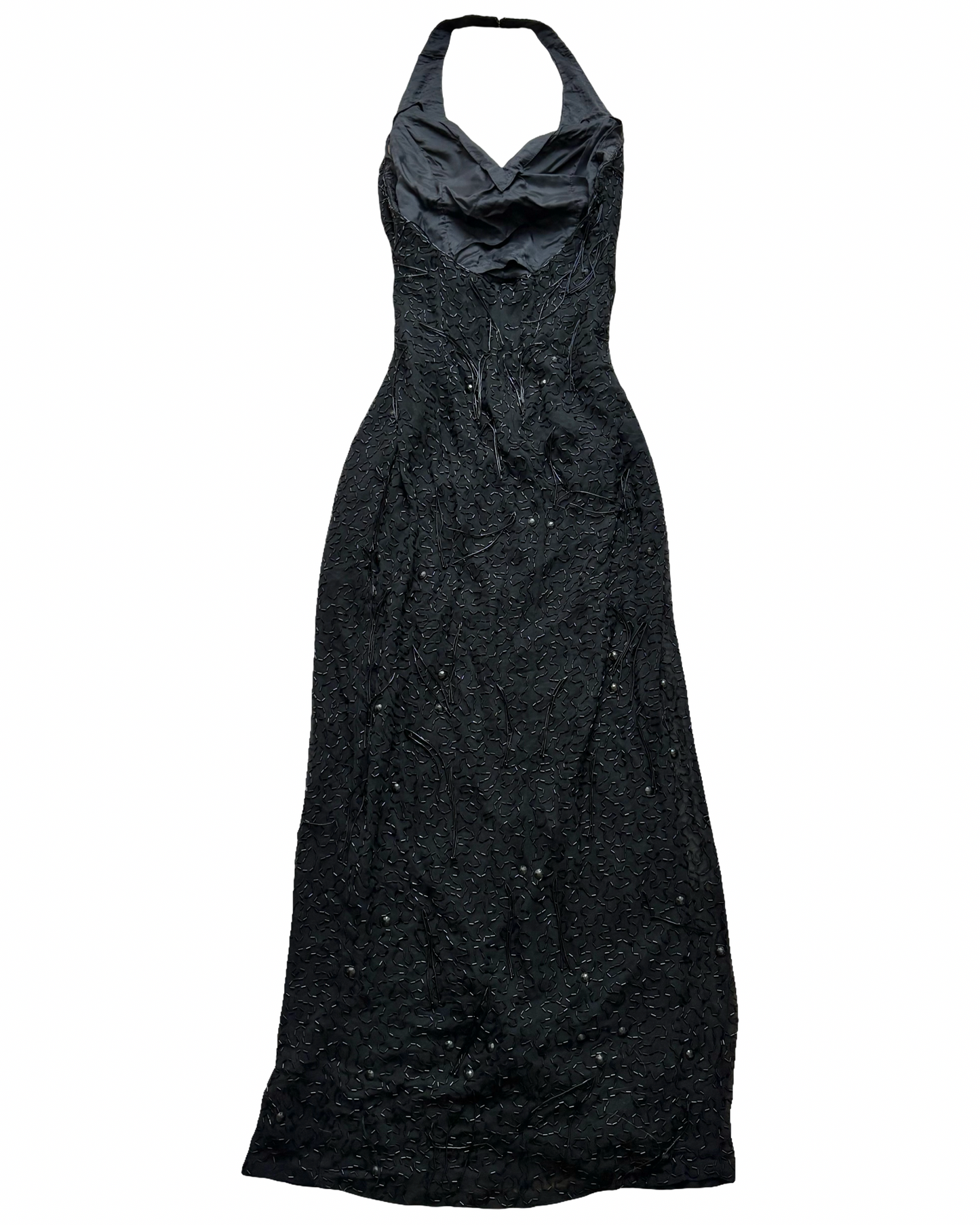 Niteline Silk Beaded Gown | Size 4