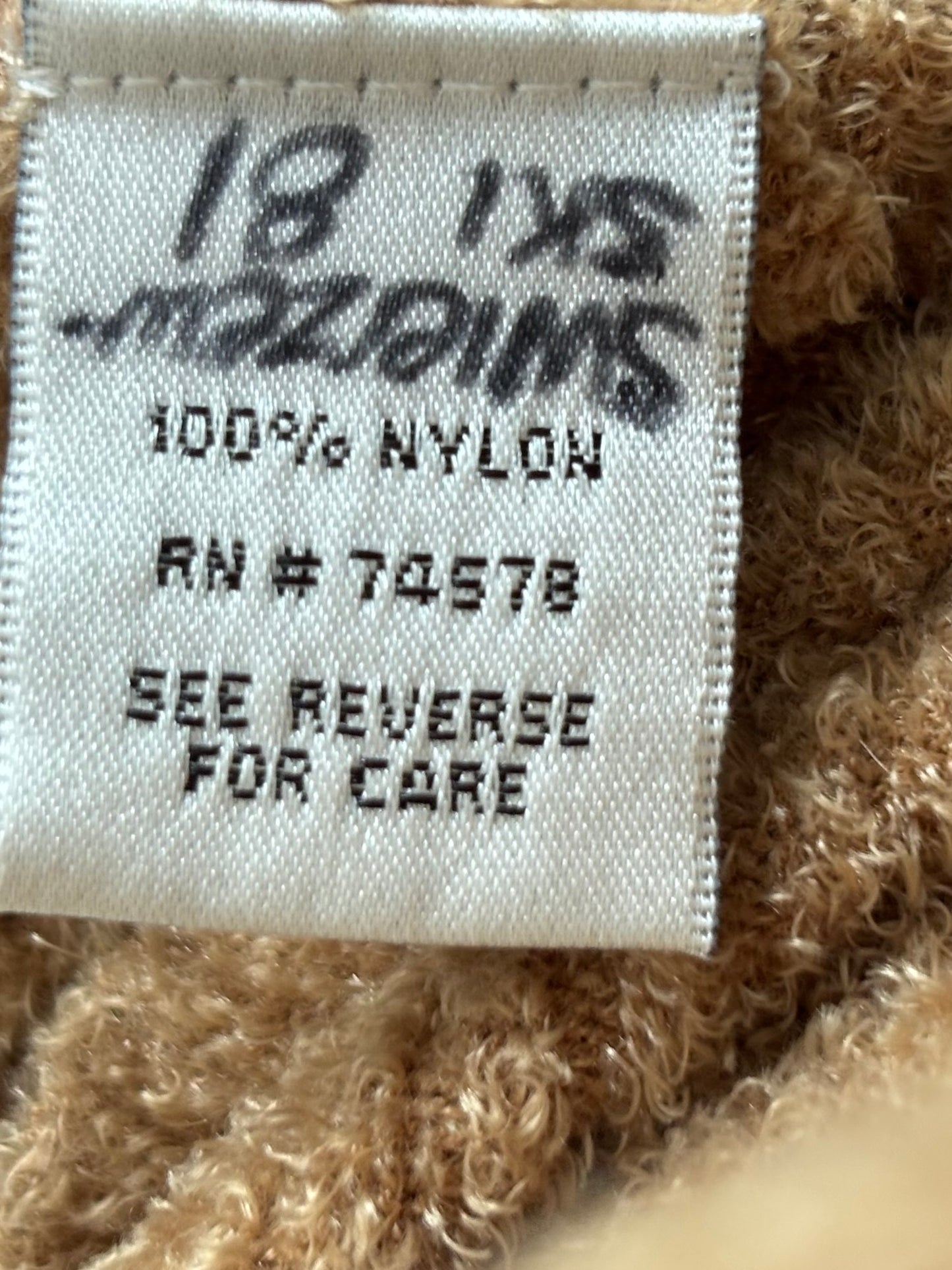 Camel 90's Nylon Knit Top | Size S