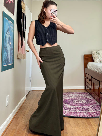 Striped 90's Skirt | Size 30" Waist