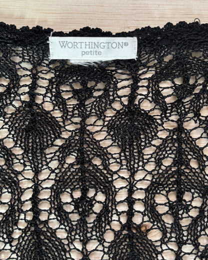 90’s Crochet Cardigan | Size S