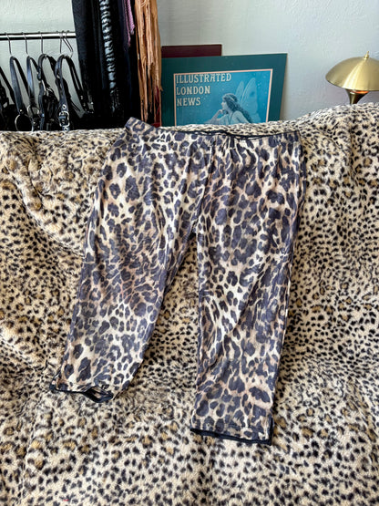 WMNS Mesh Cheetah Capri Pant | Size L