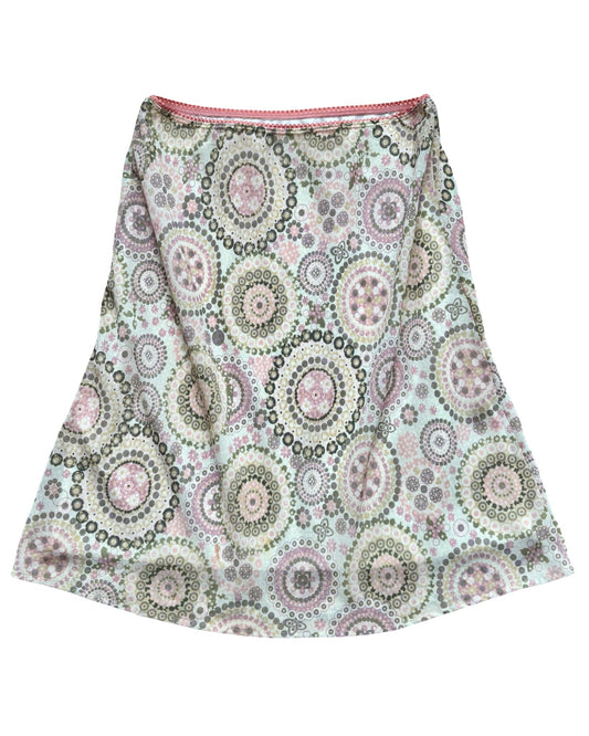 Geo 90’s Midi Skirt | Size 28” Waist
