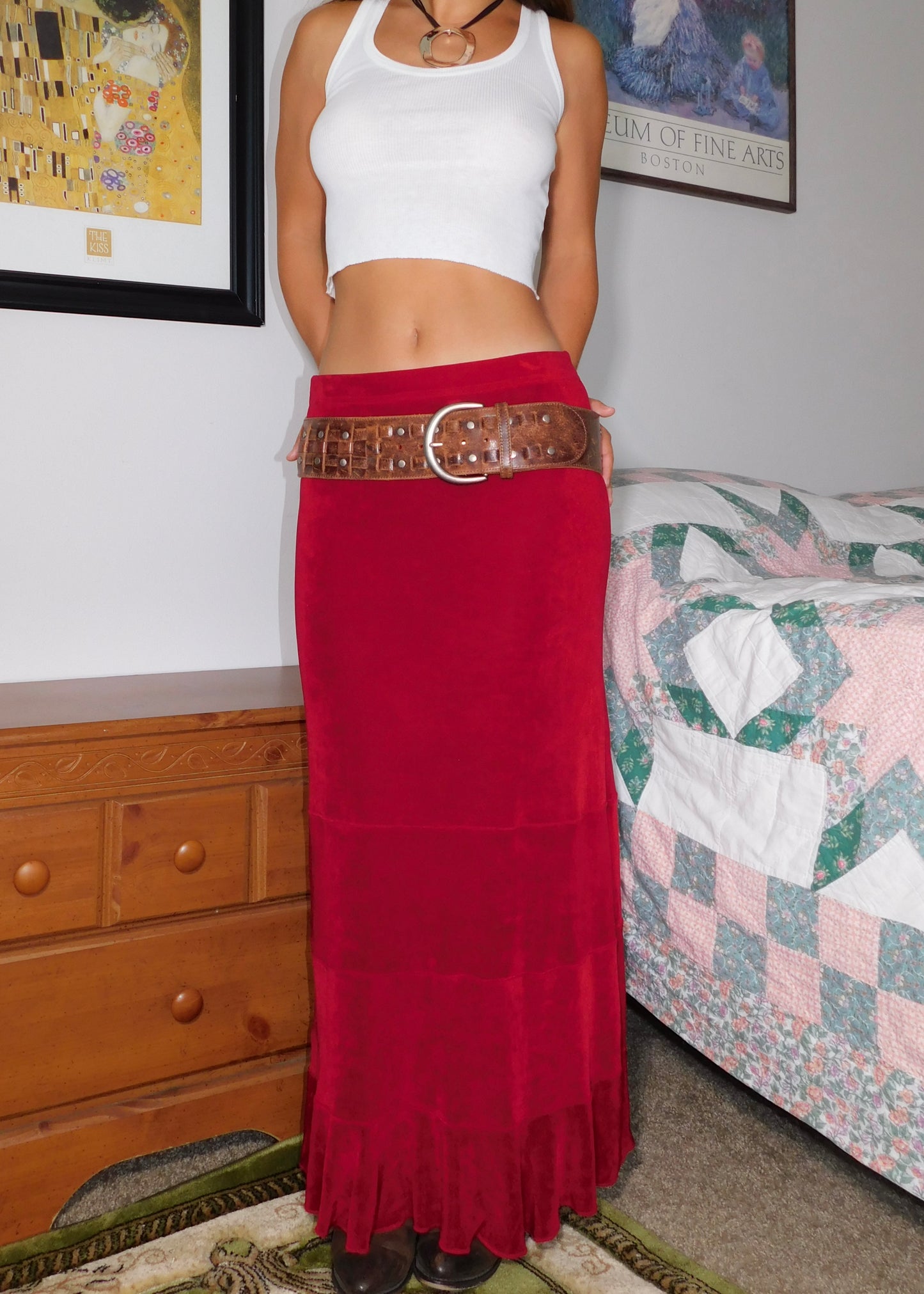 Jostar Red Maxi | Size 27” waist