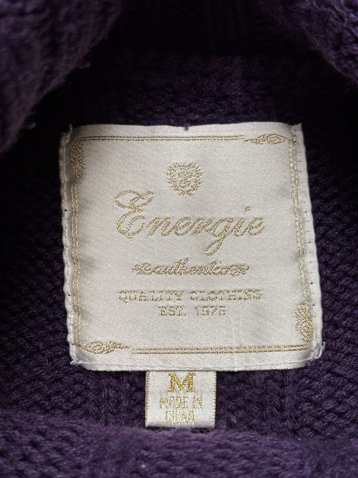 Energie 90's Button Knit | Size S