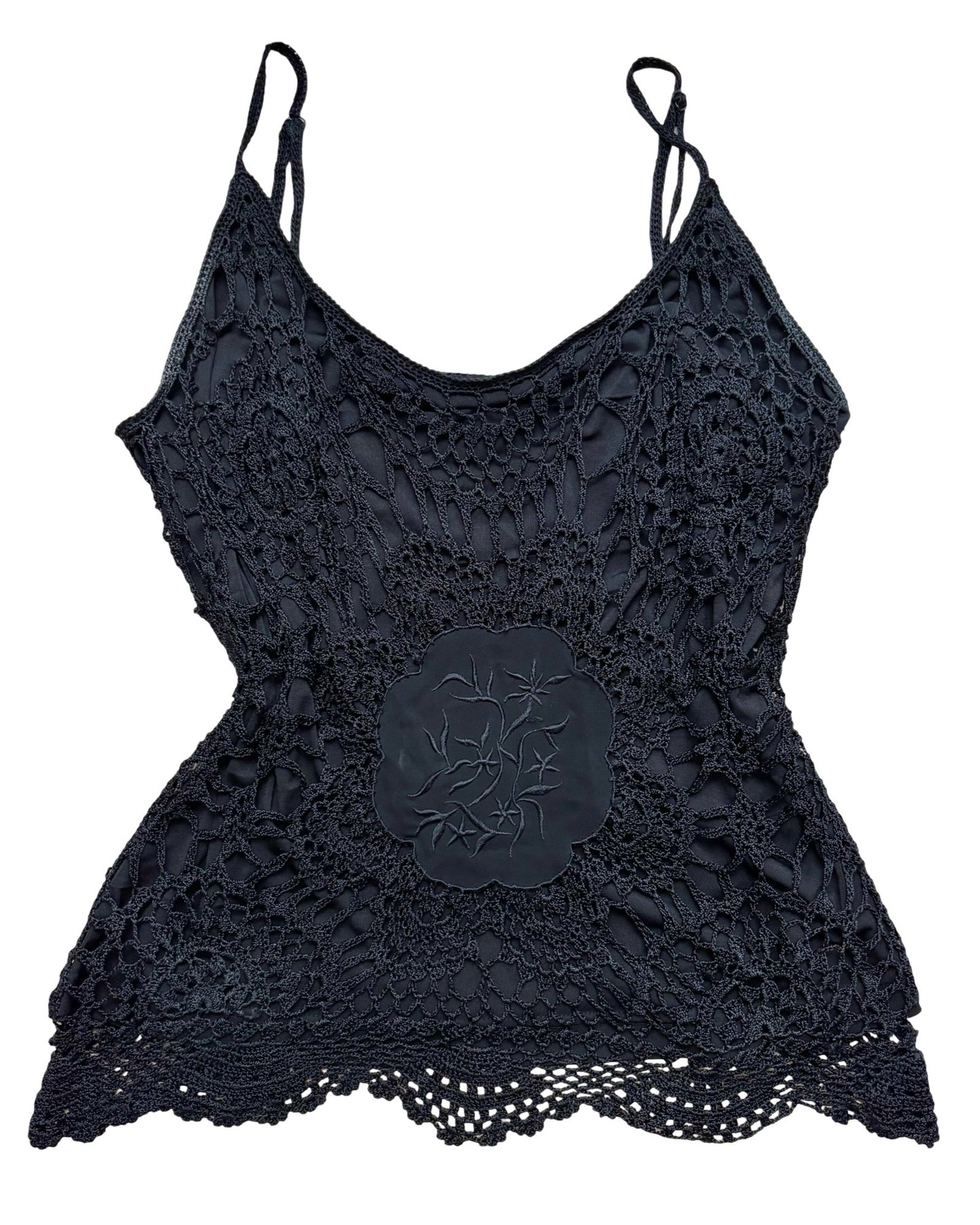 Very Vera 90’s Crochet Cami | Size L