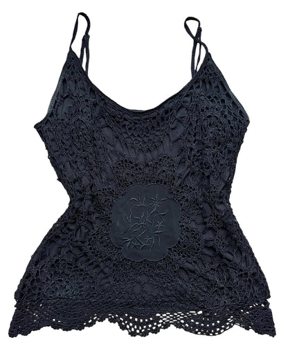 Very Vera 90’s Crochet Cami | Size L
