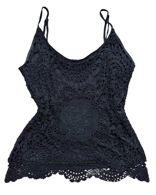 Very Vera 90’s Crochet Cami | Size L