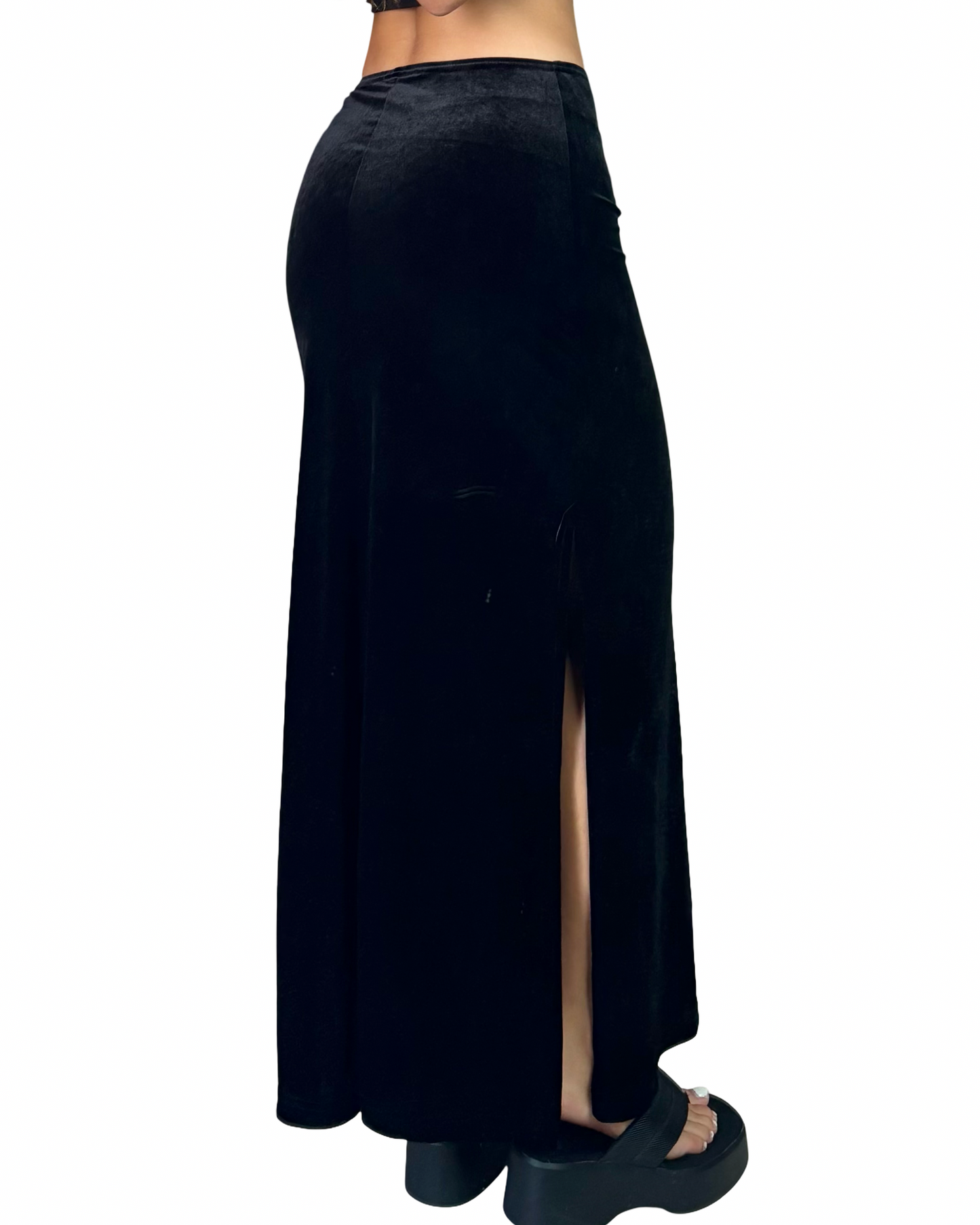 Wrapper Velvet Maxi | Size 26” waist