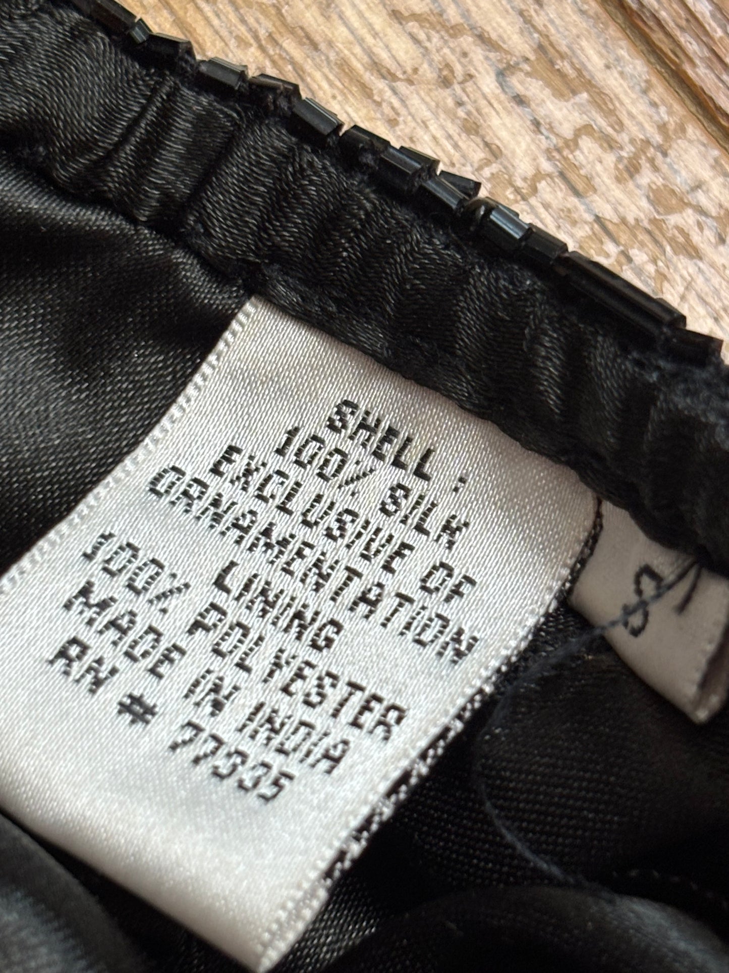 Scala 90's Silk Beaded Gown | Size S