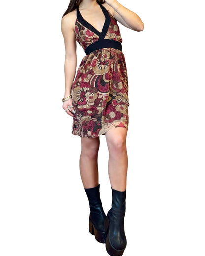 Shimmer Halter 00's Dress | Size L
