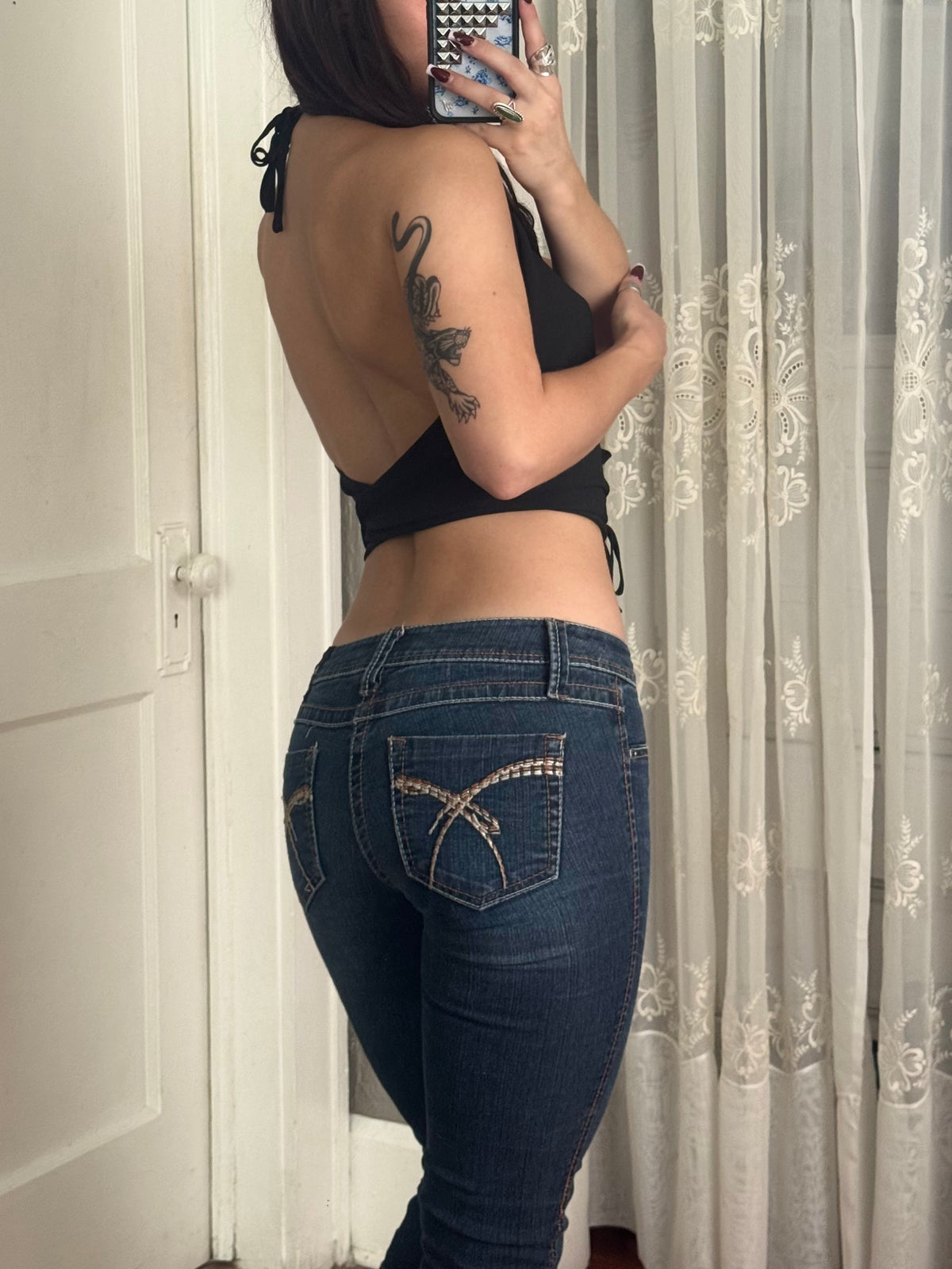 Y2K Jean Capri | Size 1