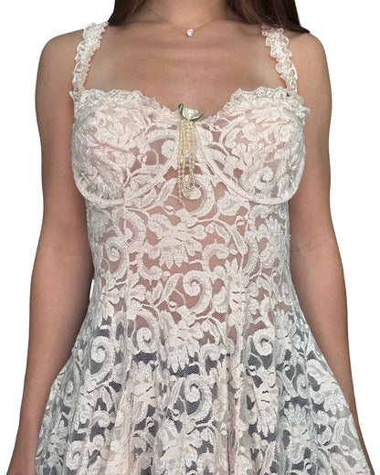 Intimo Amore 90's Lace Slip | Size M