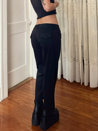 90's Pinstripe Pants | Size 30" Waist