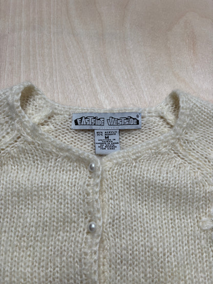Beaded 90’s Knit Cardigan | Size M