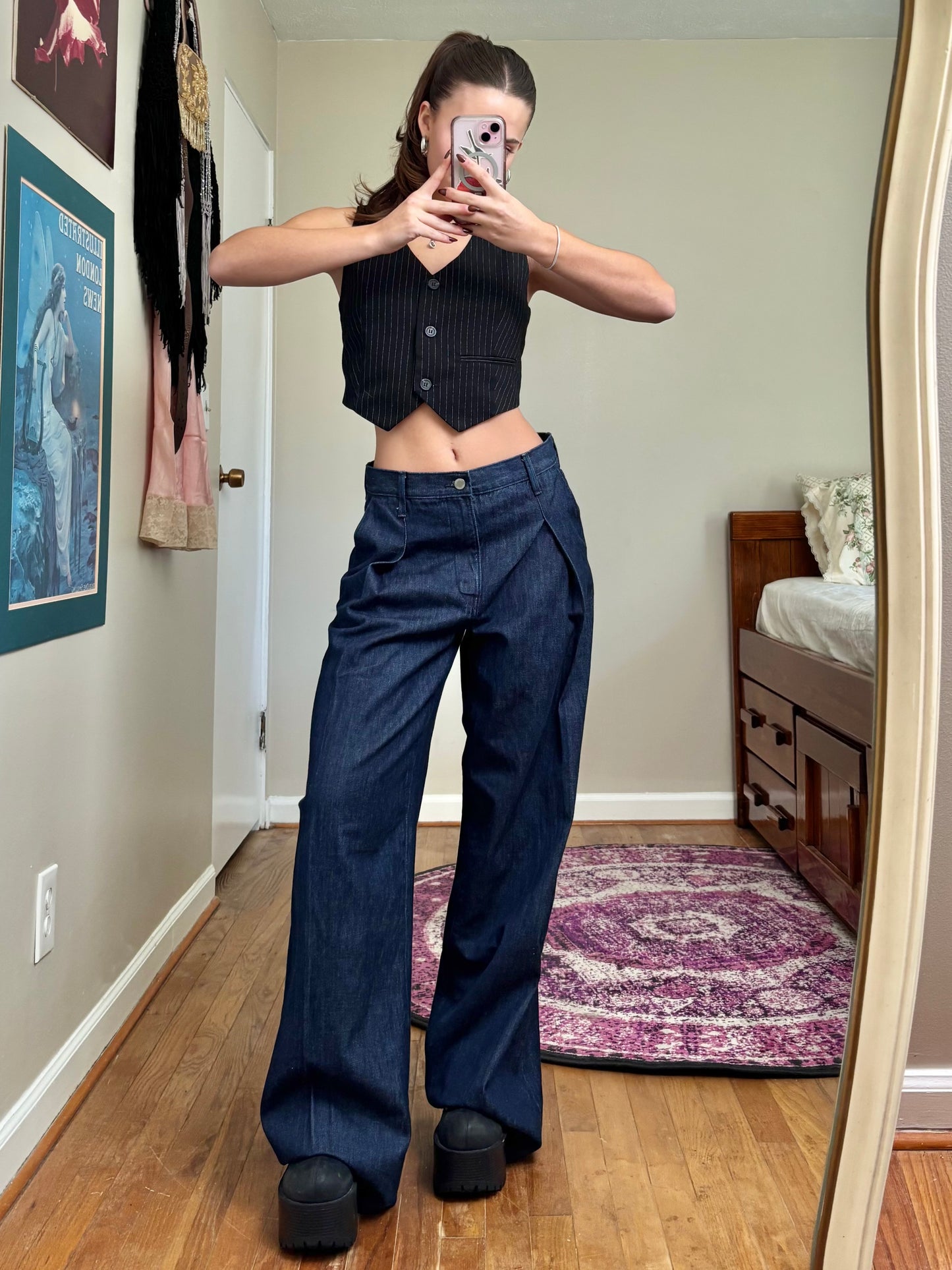 Banana Republic Wide Leg Denim | Size 27" Waist
