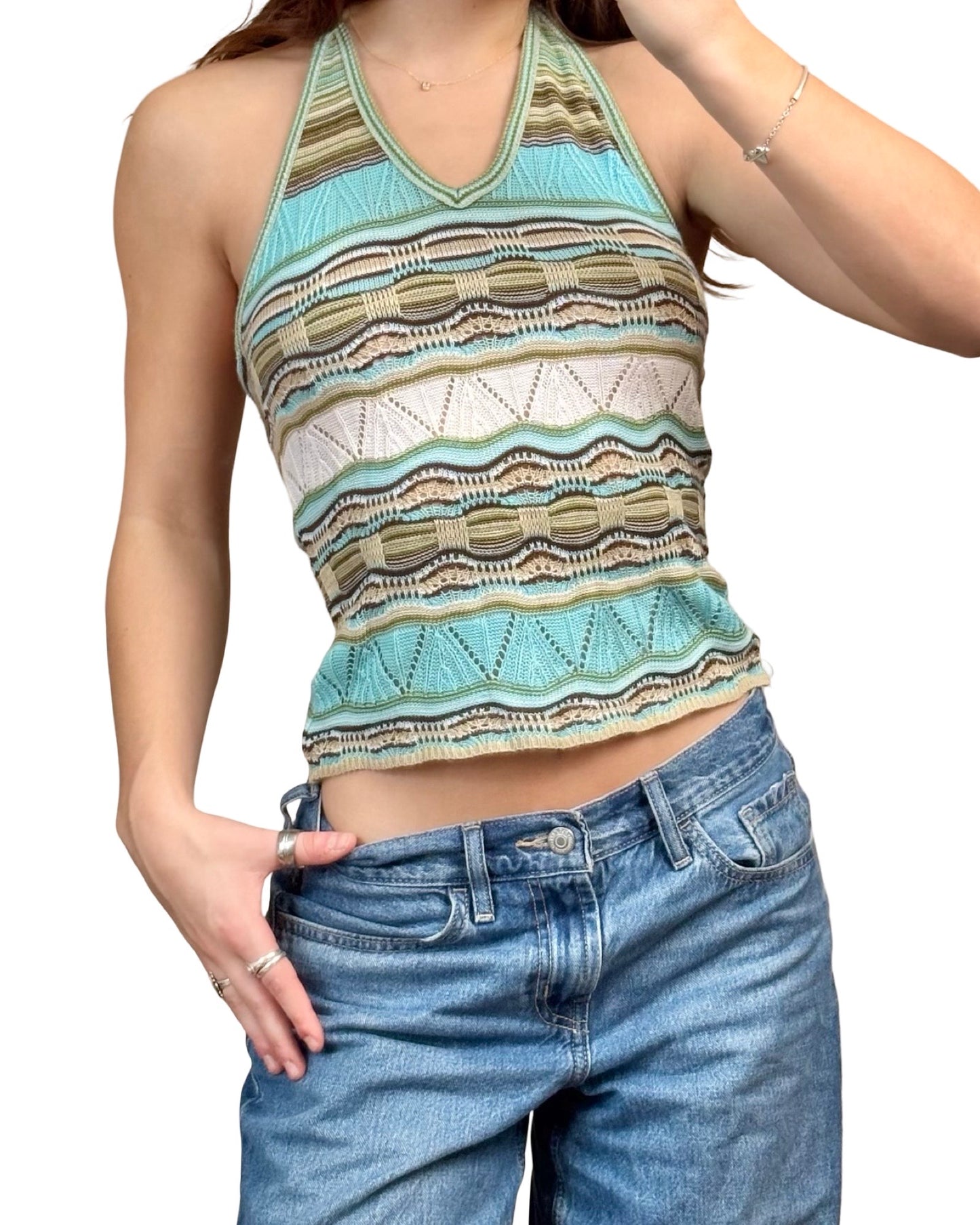 Nicolette 90's Crochet Top | Size S