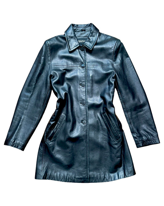 Kenneth Cole 90's Leather Blazer | Size M