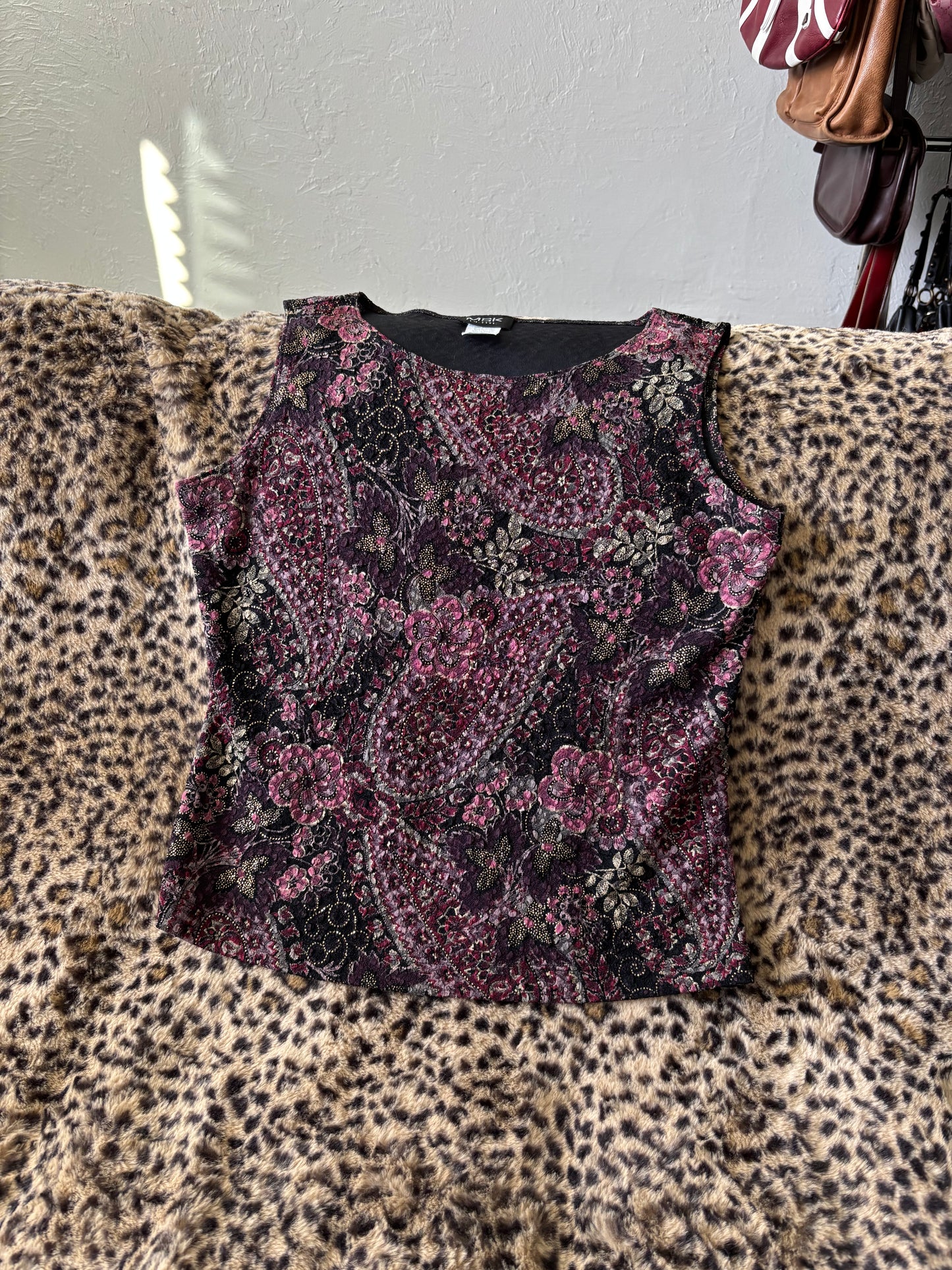 MSK 90's Printed Top | Size M