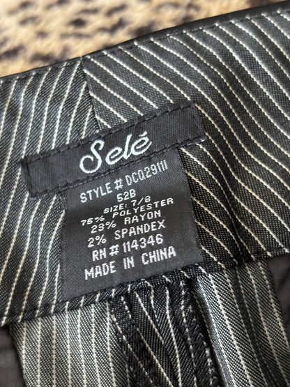 Selé 00's Low Rise Pinstripe Pant | Size 7/8
