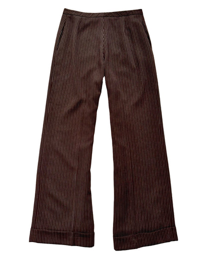 Brown 90's Pinstripe Pant | Size 6P