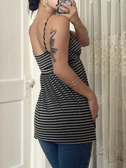 Y2K Stripe Cami | Size M