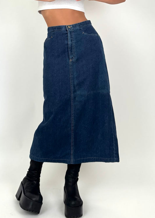 City Blues Denim Maxi | Size 26/27” waist