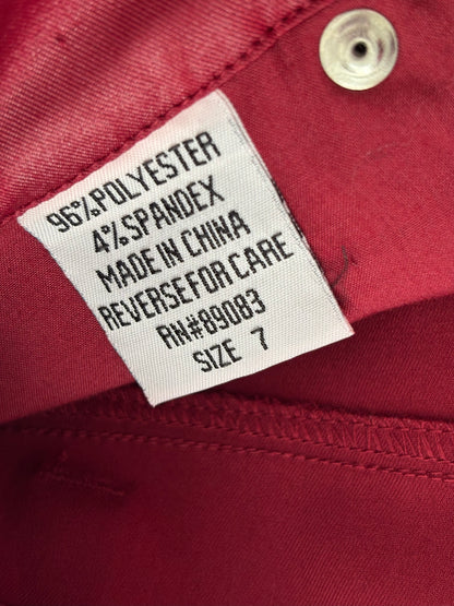 L.e.i 90's Red Pant | Size 7