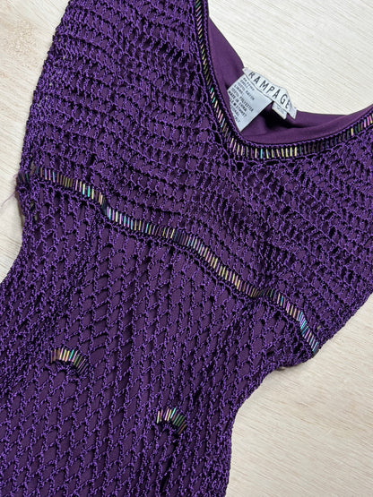 Rampage 00’s Beaded Crochet Dress | Size XS