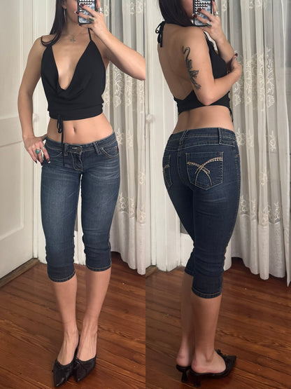 Y2K Jean Capri | Size 1