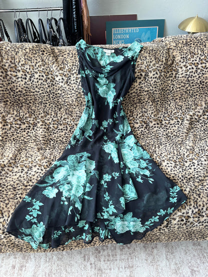 Connected 00's Beaded Mesh Dress | Size M