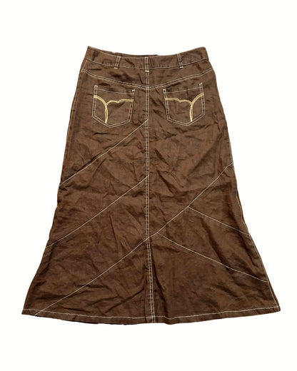 Style & Co 00's Linen Maxi Skirt | Size 28" Waist